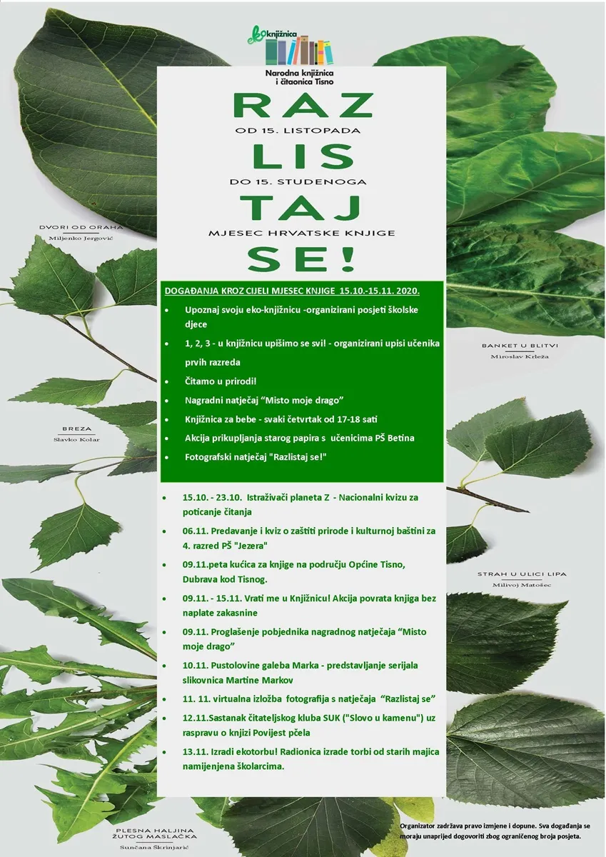 RAZLISTAJMO SE U MJESECU KNJIGE!