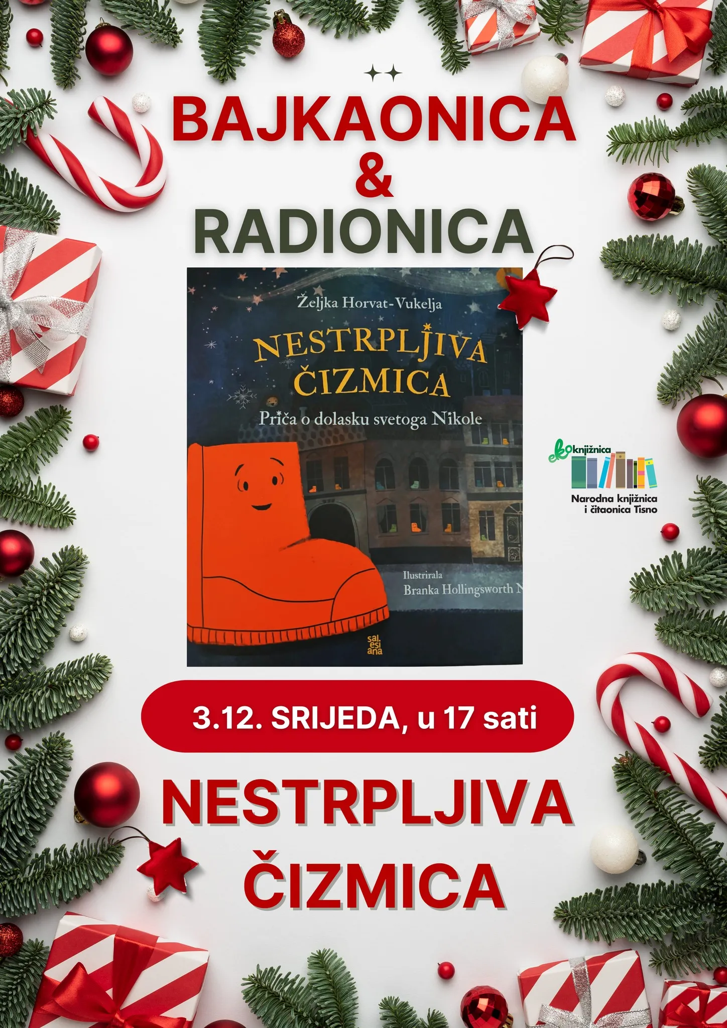 Bajkaonica &amp; radionica "Nestrpljiva Čizmica"
